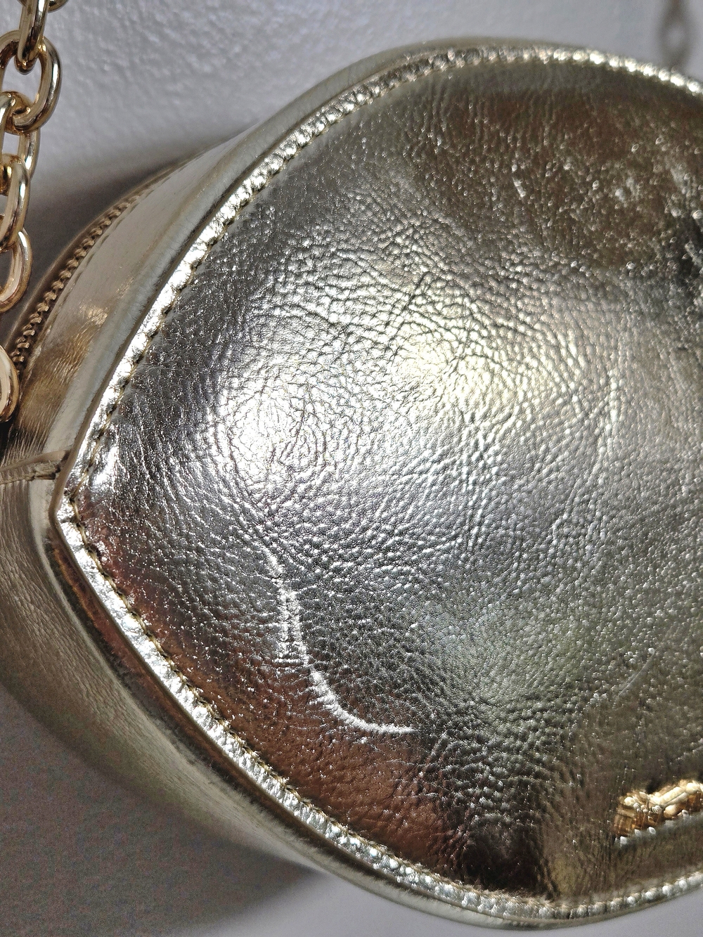 🔥FINAL💲⬇️💛🧿💛 Betsey Johnson Women's Eyes Have It Gold Crossbody, OS ~ VGUC - Picture 8 of 16